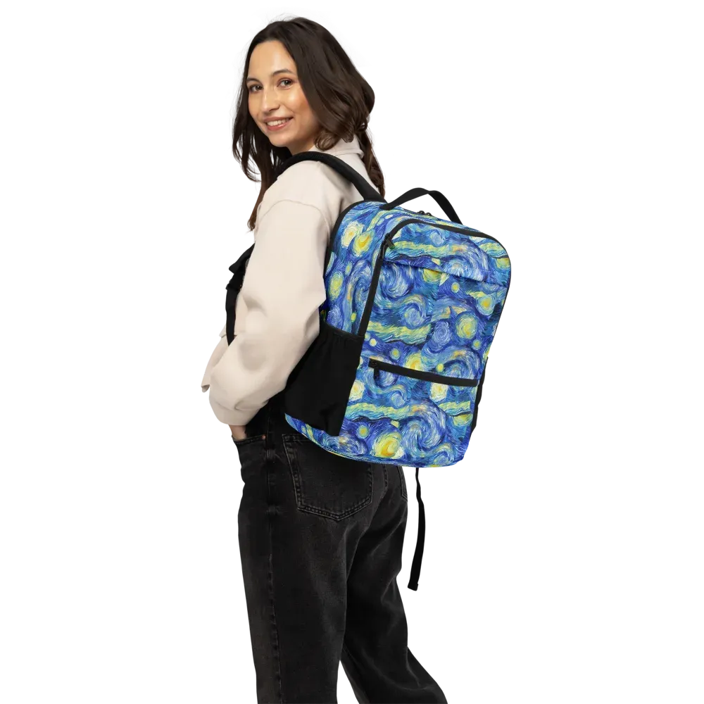 Cosmic Vortex on Utility Backpack — Back