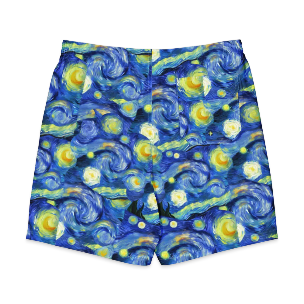 Cosmic Vortex on Men's Board Shorts — Back