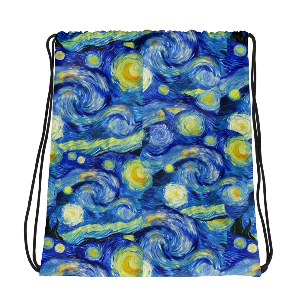 Cosmic Vortex on Drawstring Bag — Photo