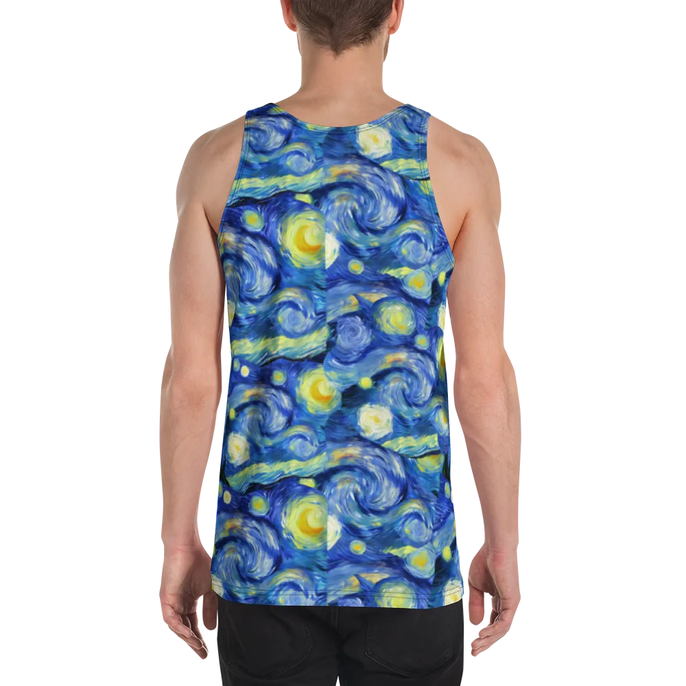 Cosmic Vortex on Men's Tank Top — Back