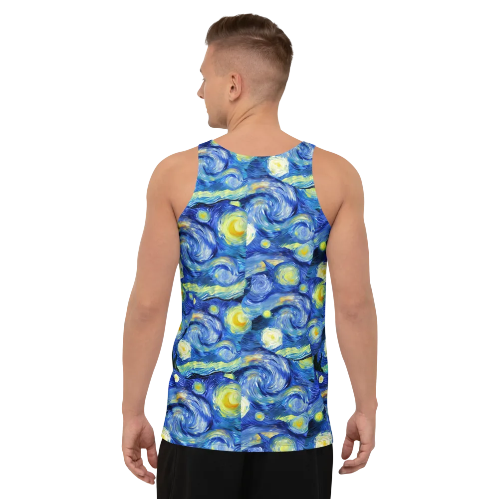 Cosmic Vortex on Men's Tank Top — Back