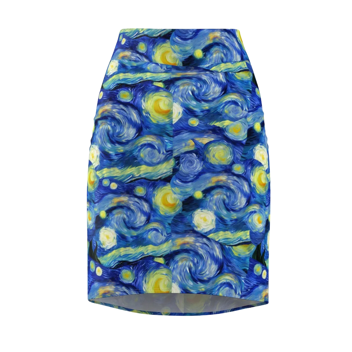 Cosmic Vortex on Pencil Skirt — Front