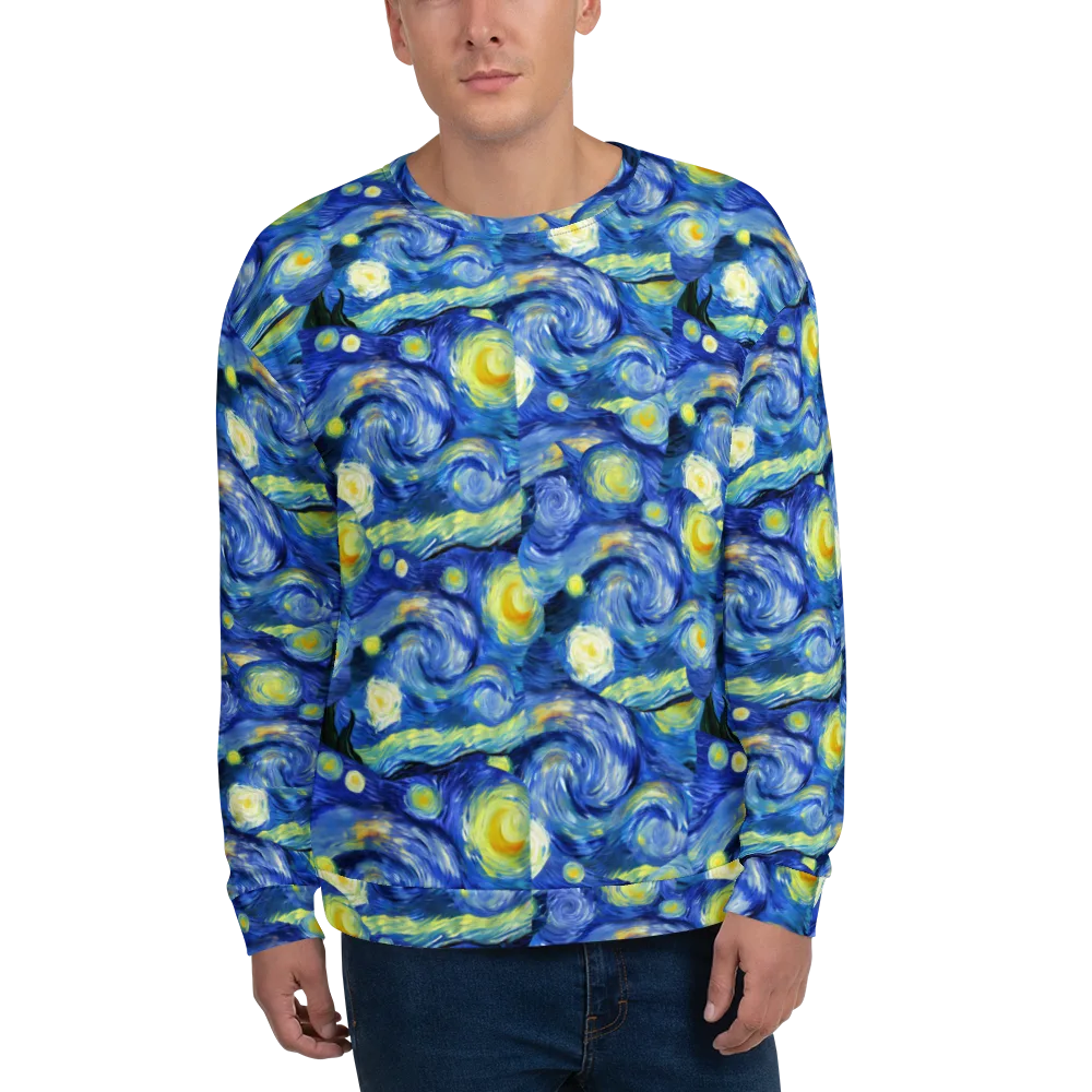 Cosmic Vortex on Sweatshirt — Front