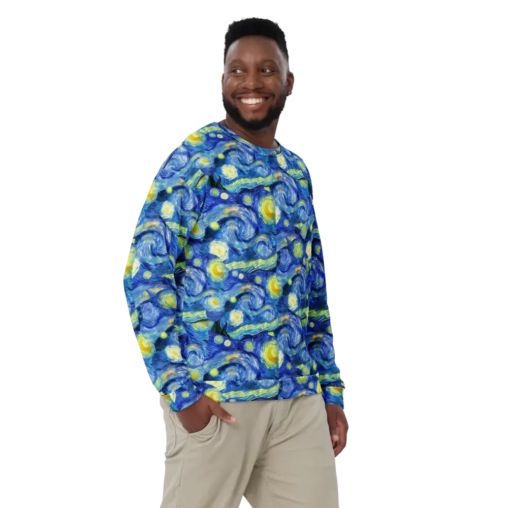 Cosmic Vortex on Sweatshirt — Front