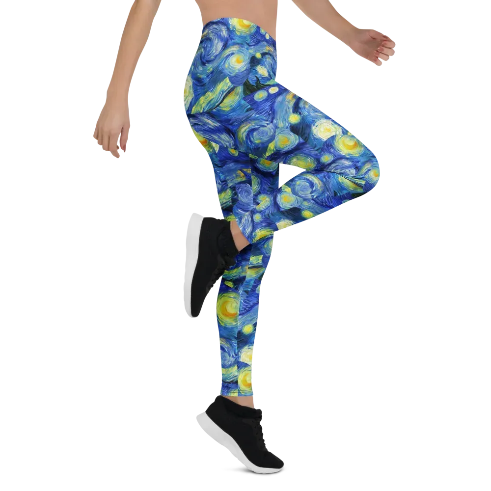 Cosmic Vortex on Leggings — Right