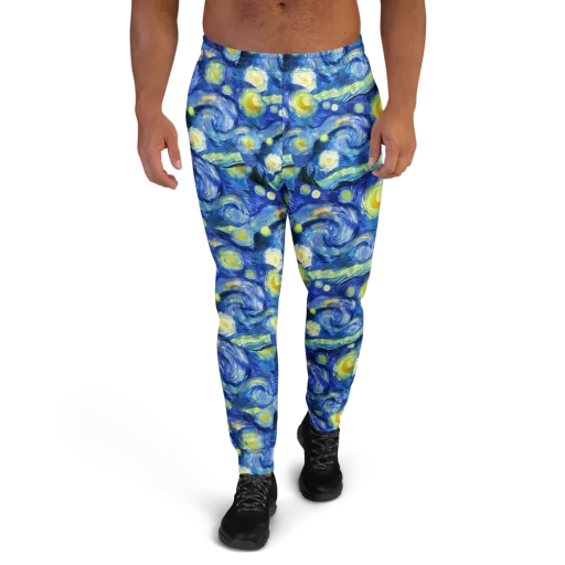 Cosmic Vortex on a Men's Joggers
