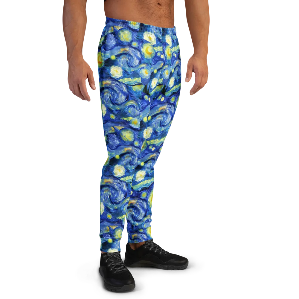 Cosmic Vortex on Men's Joggers — Right