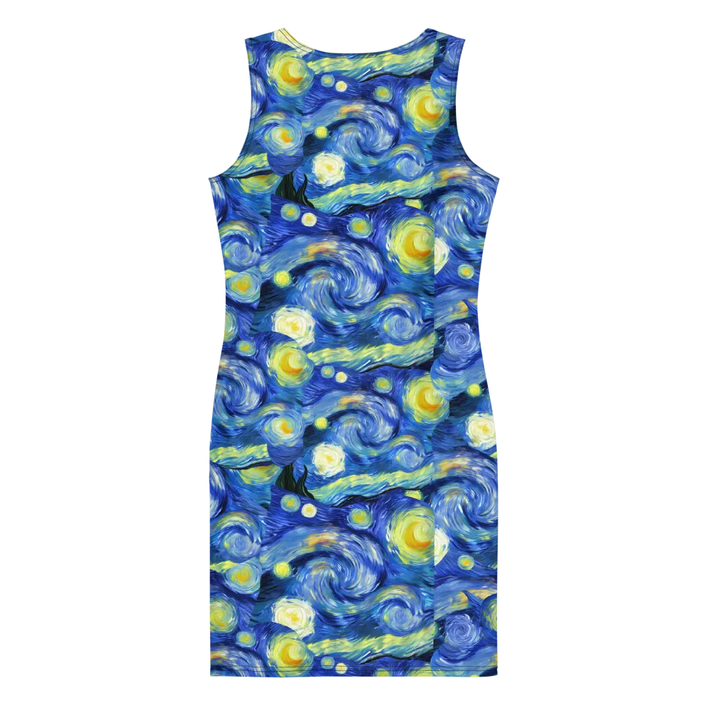 Cosmic Vortex on Bodycon Dress — Back