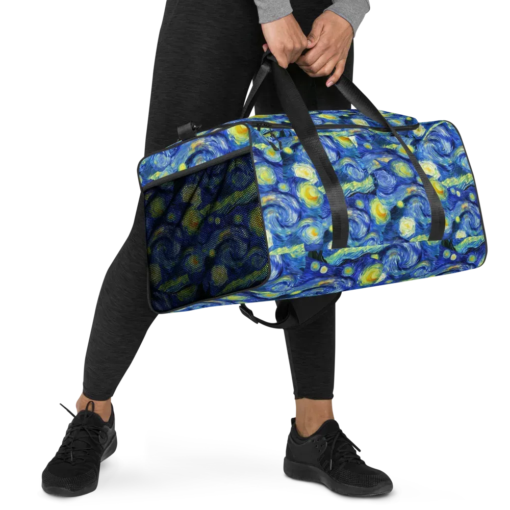 Cosmic Vortex on Duffle Bag — Right Front