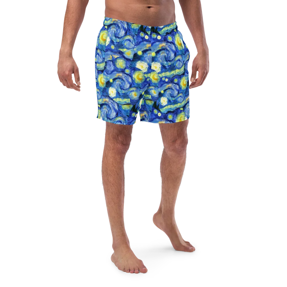 Cosmic Vortex on Swim Trunks — Front