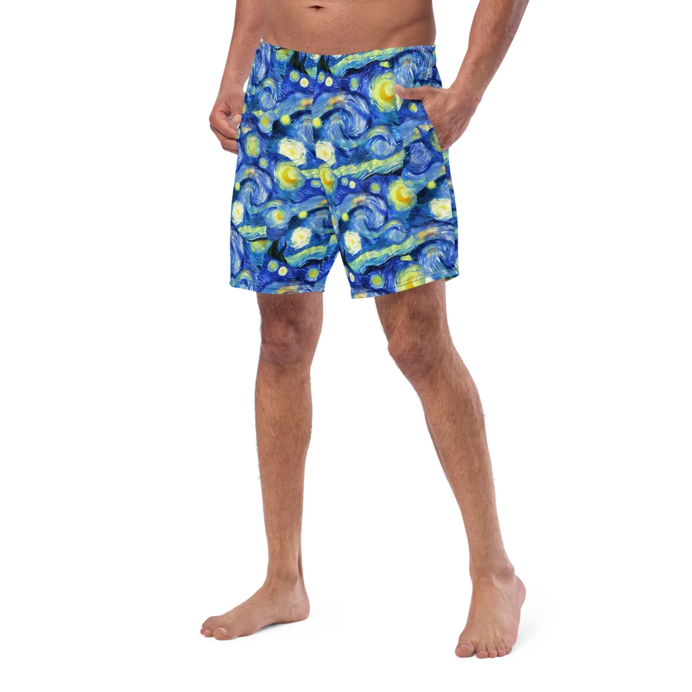 Cosmic Vortex on Swim Trunks — Left Front