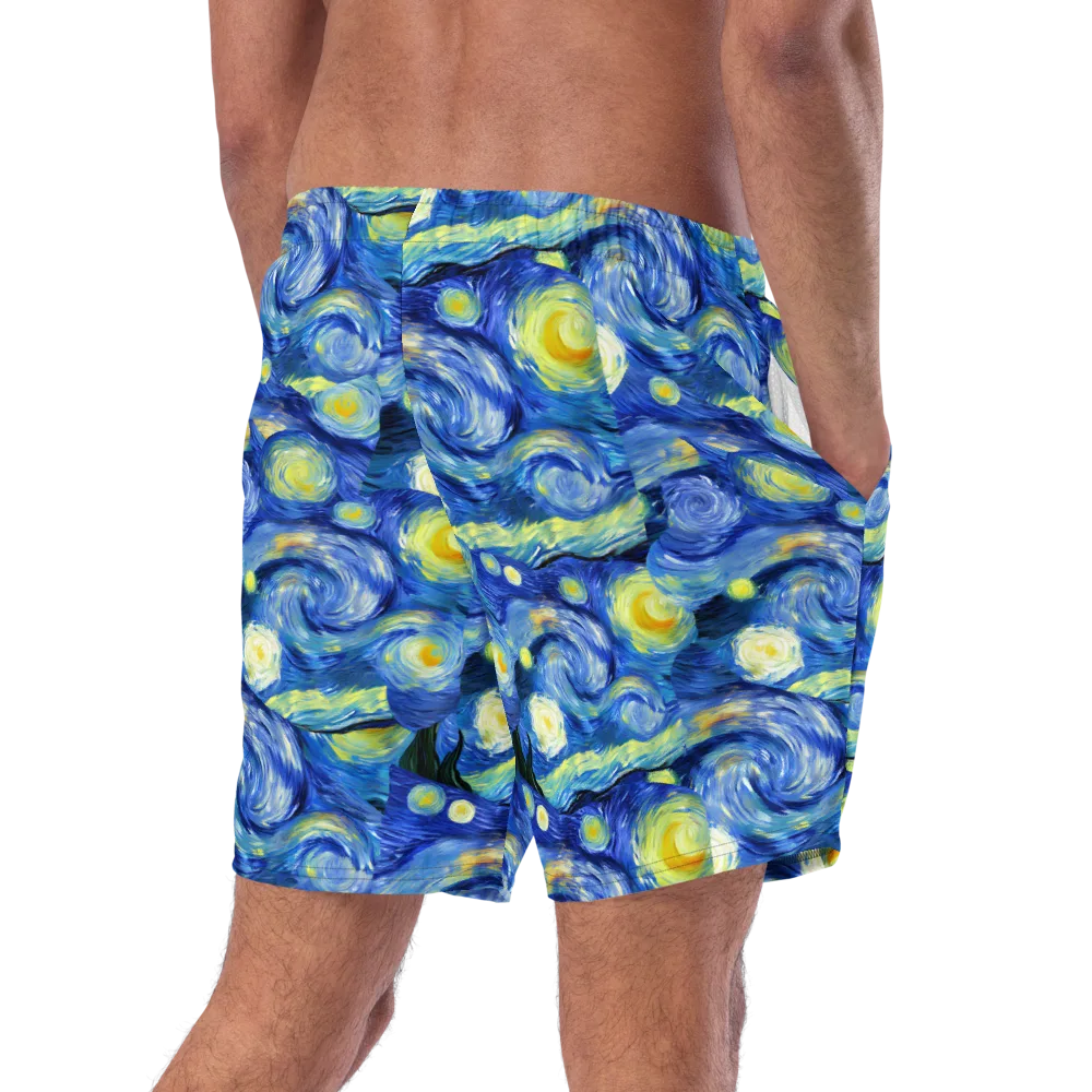 Cosmic Vortex on Swim Trunks — Right Back