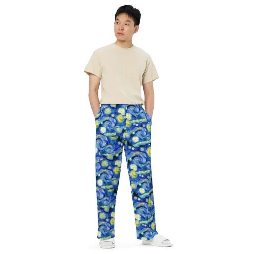 Cosmic Vortex on a Wide-Leg Pants