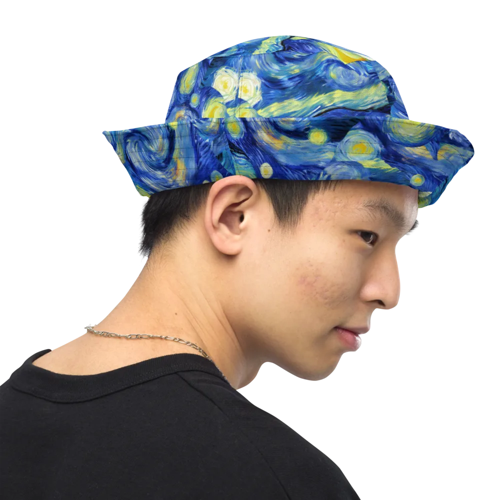 Cosmic Vortex on Reversible Bucket Hat — Right Outside