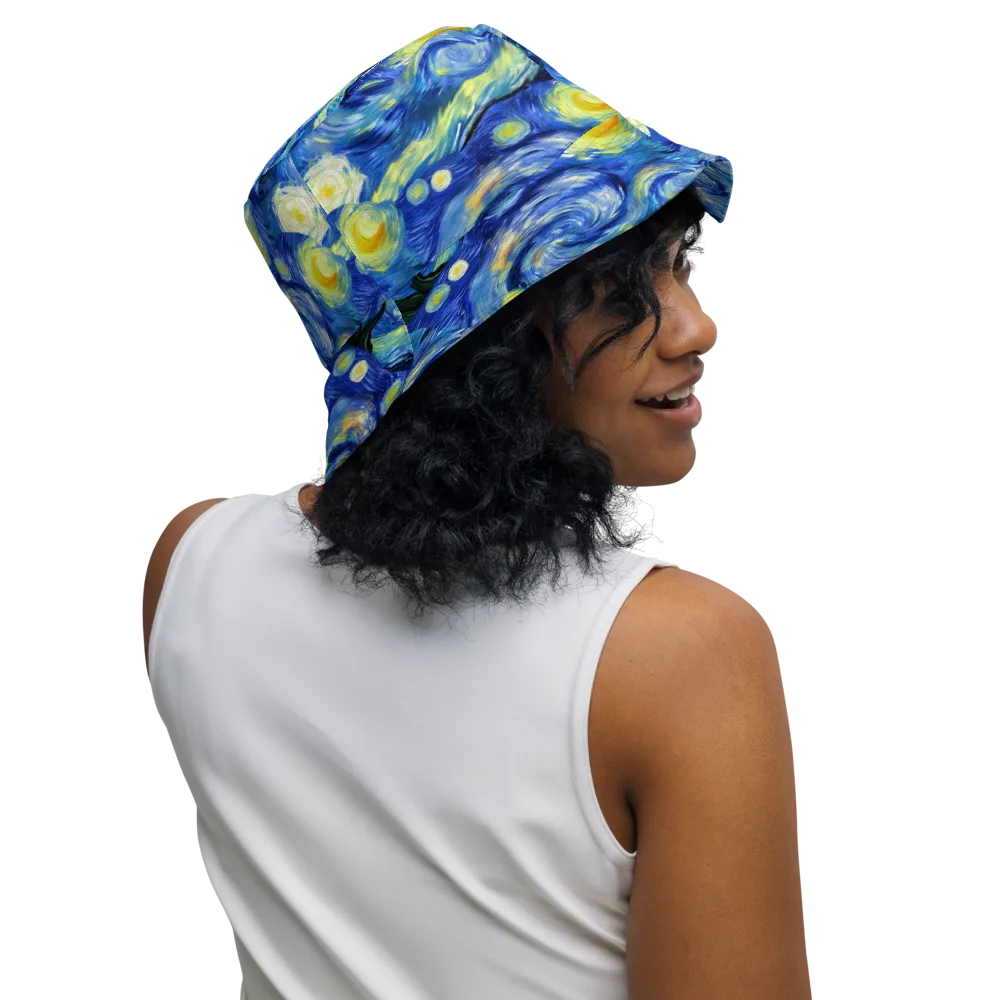 Cosmic Vortex on Reversible Bucket Hat — Right Outside