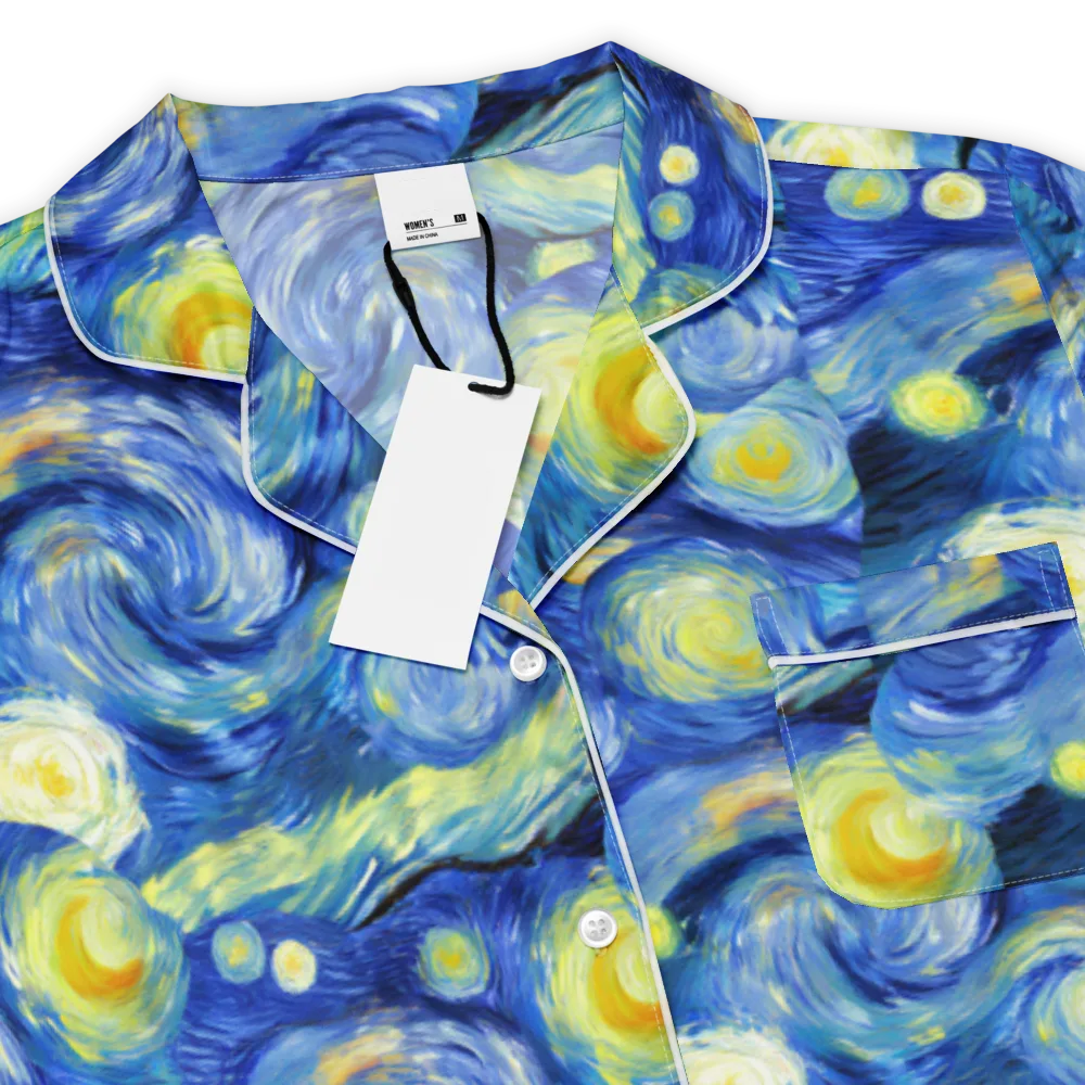 Cosmic Vortex on Women's Short Sleeve Pajama Top — Product details