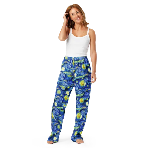 Cosmic Vortex on a Women's Pajama Pants