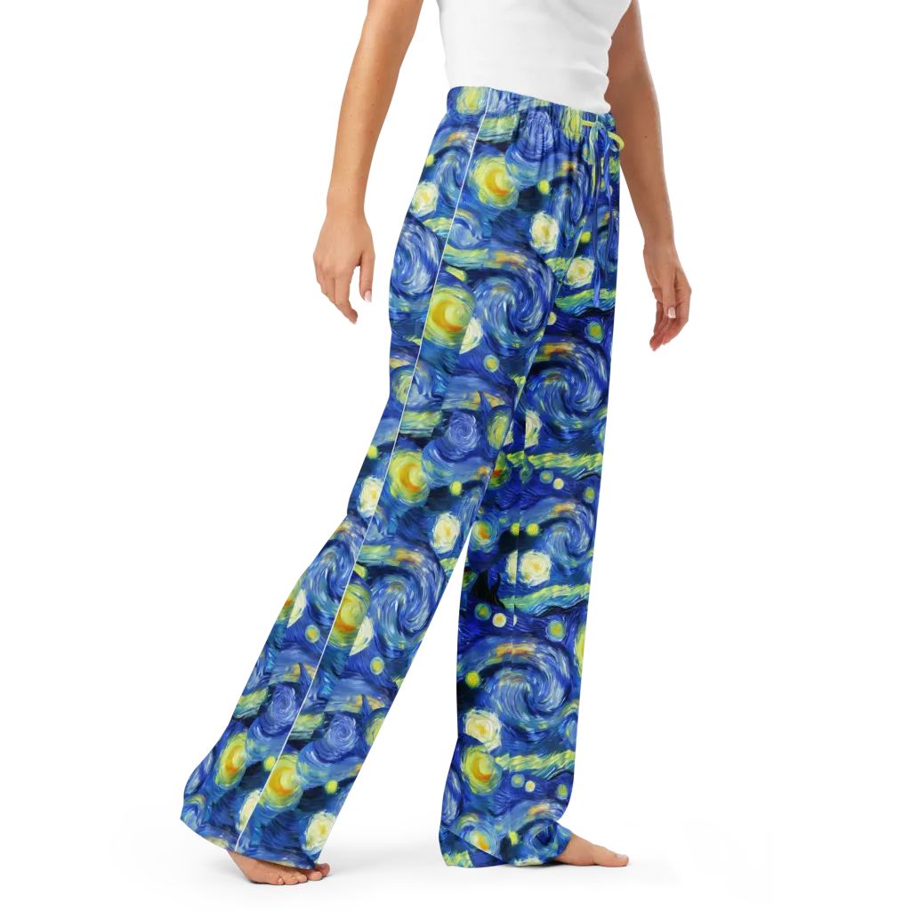 Cosmic Vortex on Women's Pajama Pants — Right Front