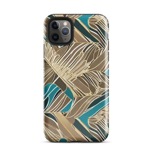 Gilded Frond on a Tough Case for iPhone®