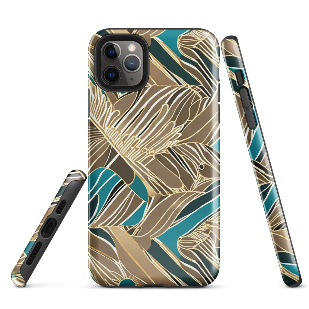 Gilded Frond on Tough Case for iPhone® — Front