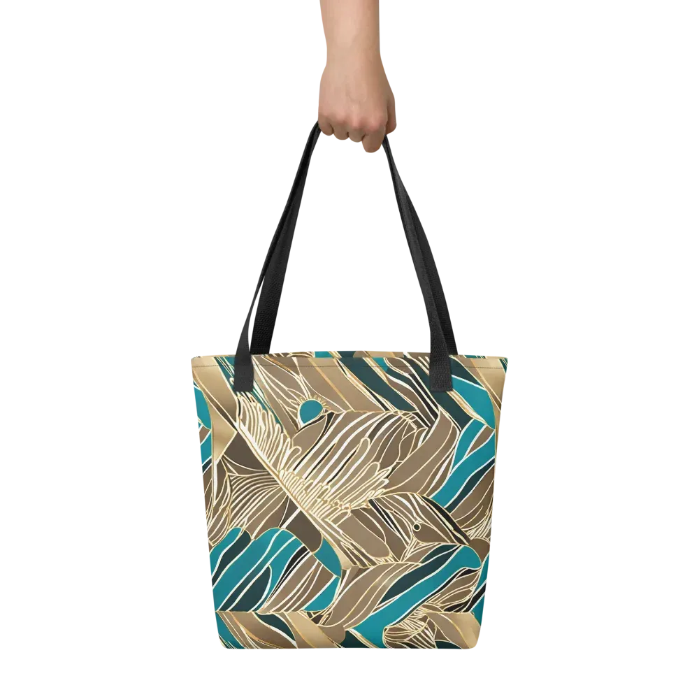 Gilded Frond on Tote Bag — Front