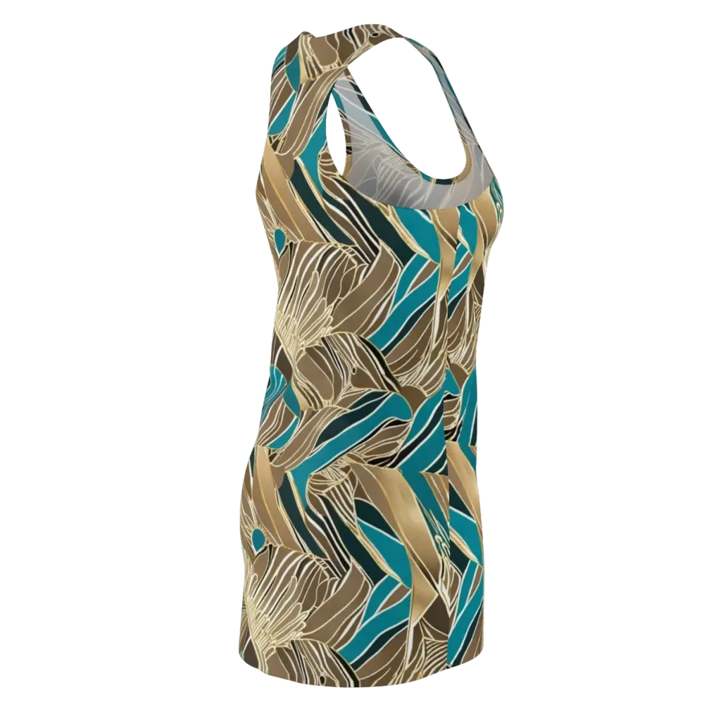 Gilded Frond on Racerback Dress — Back Side