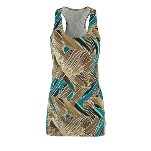 Gilded Frond on a Racerback Dress