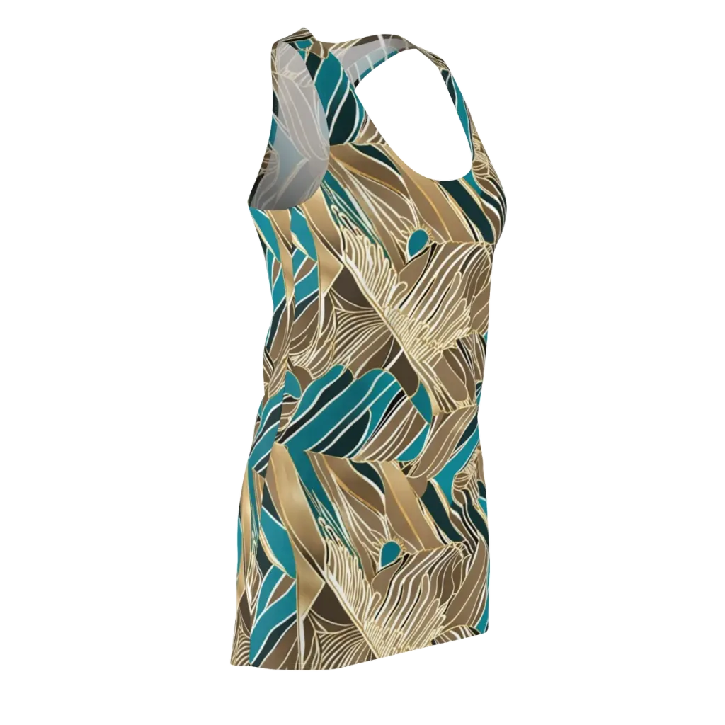 Gilded Frond on Racerback Dress — Front Side