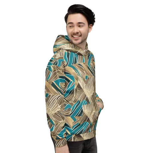 Gilded Frond on a Hoodie