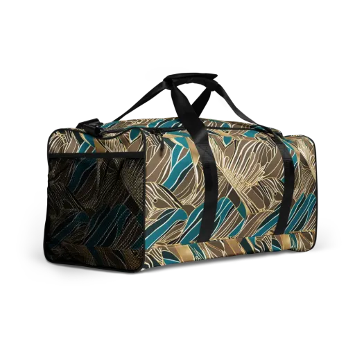 Gilded Frond on a Duffle Bag