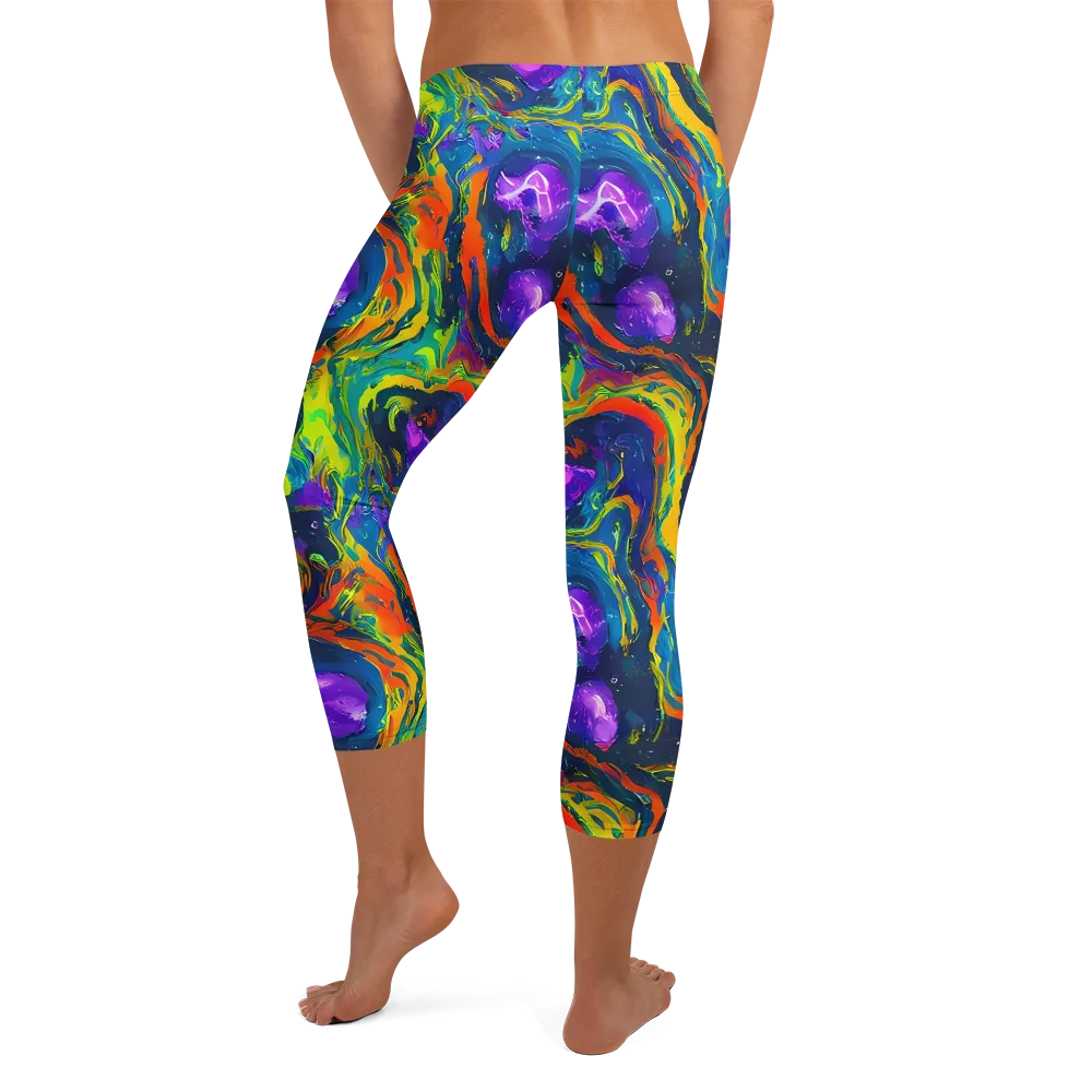 Infinite Color on Capri Leggings — Back