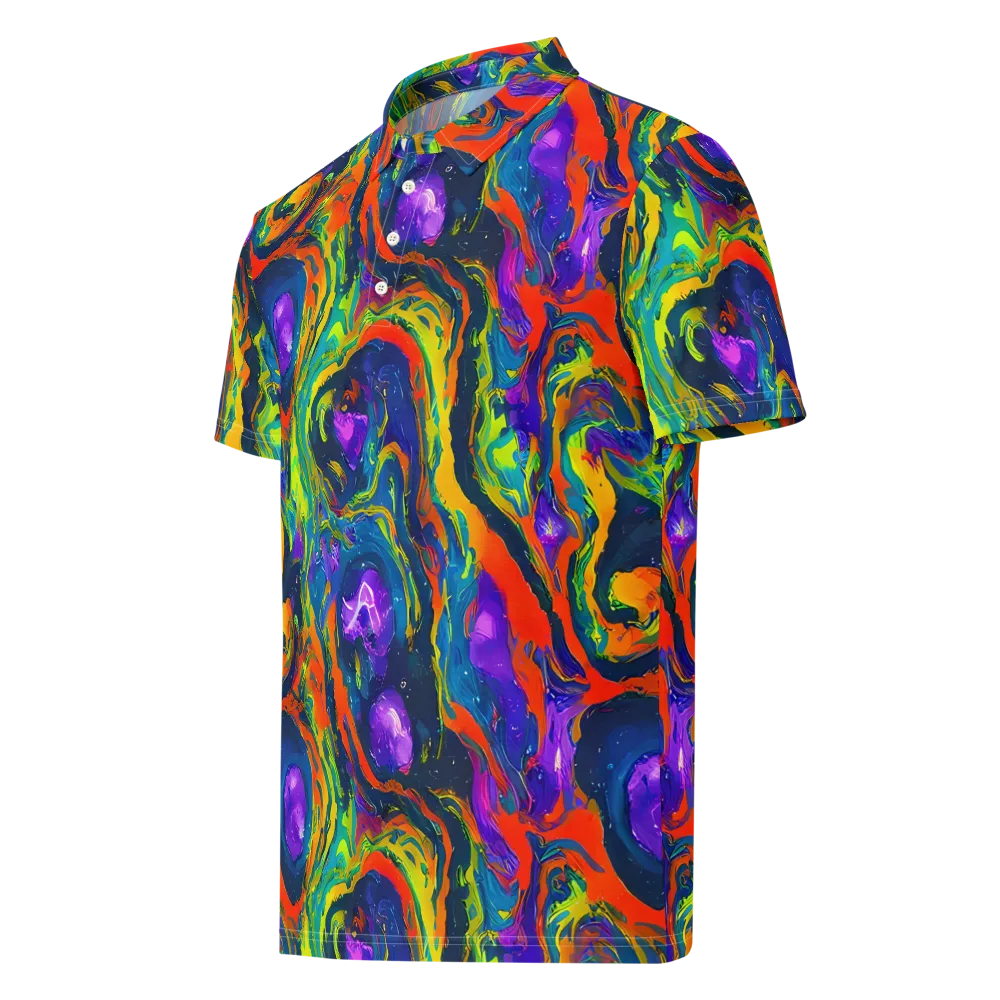 Infinite Color on Men's Slim Fit Polo Shirt — Left Front