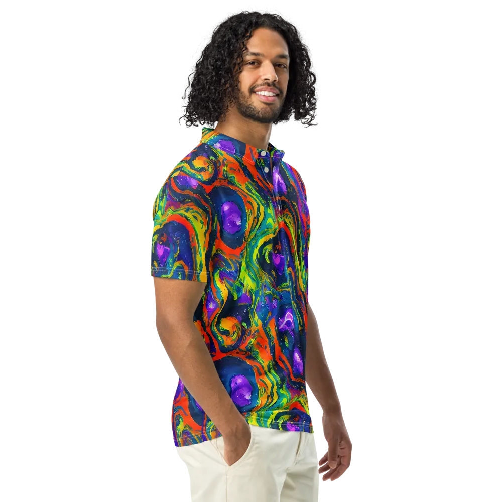 Infinite Color on Men's Slim Fit Polo Shirt — Right Front