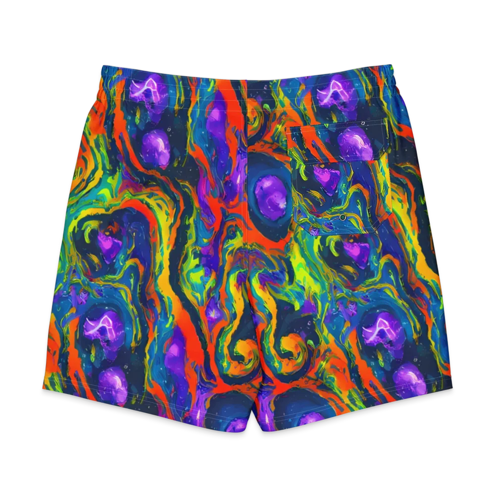 Infinite Color on Men's Board Shorts — Back