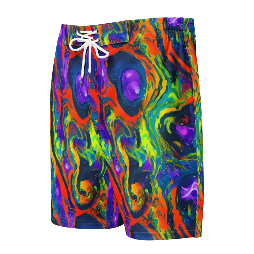 Infinite Color on Men's Board Shorts — Front
