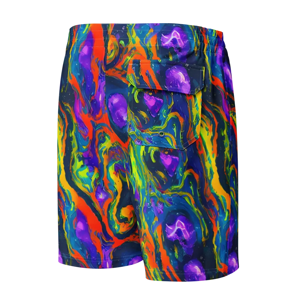Infinite Color on Men's Board Shorts — Back