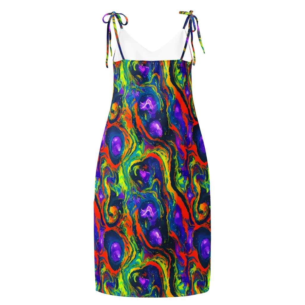 Infinite Color on Slip Dress — Back