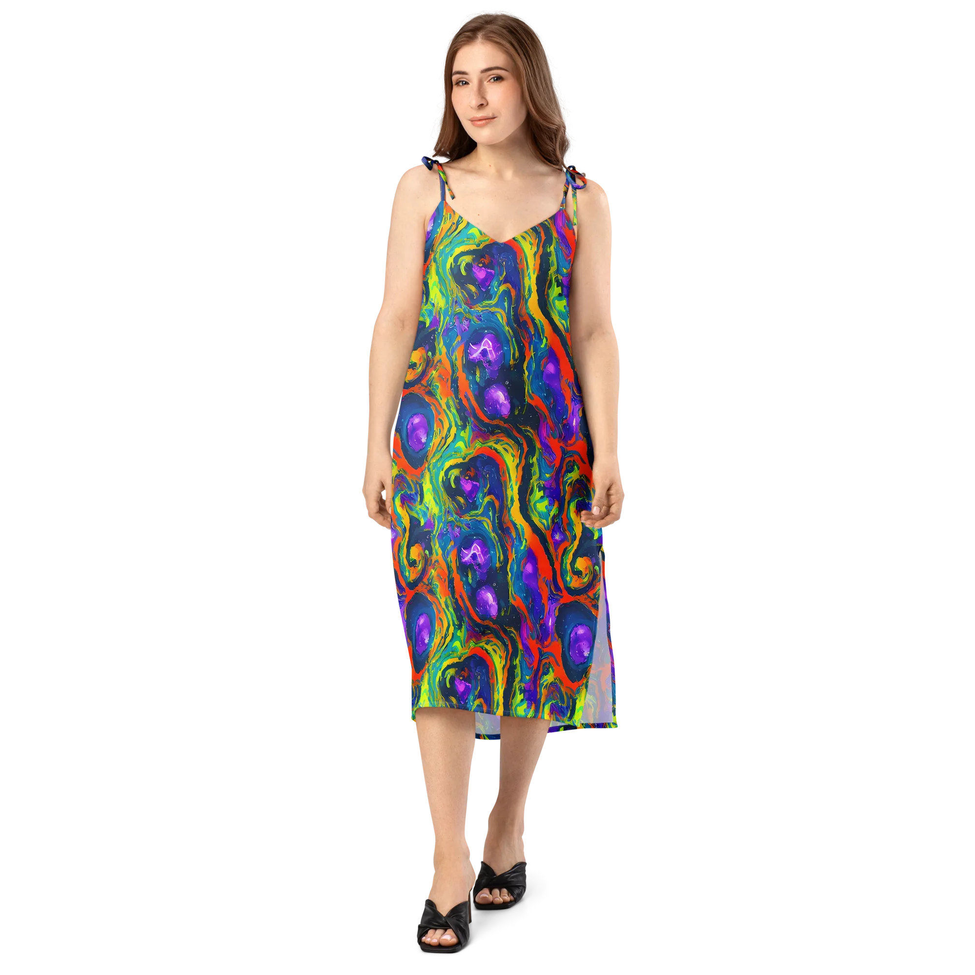 Infinite Color on Slip Dress — Front