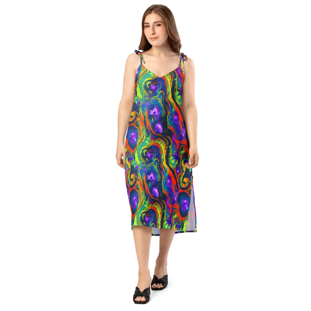 Infinite Color on Slip Dress — Front