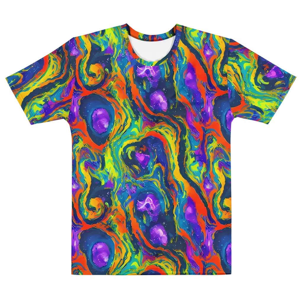 Infinite Color on Men's Cotton Crew Neck T-Shirt — Front