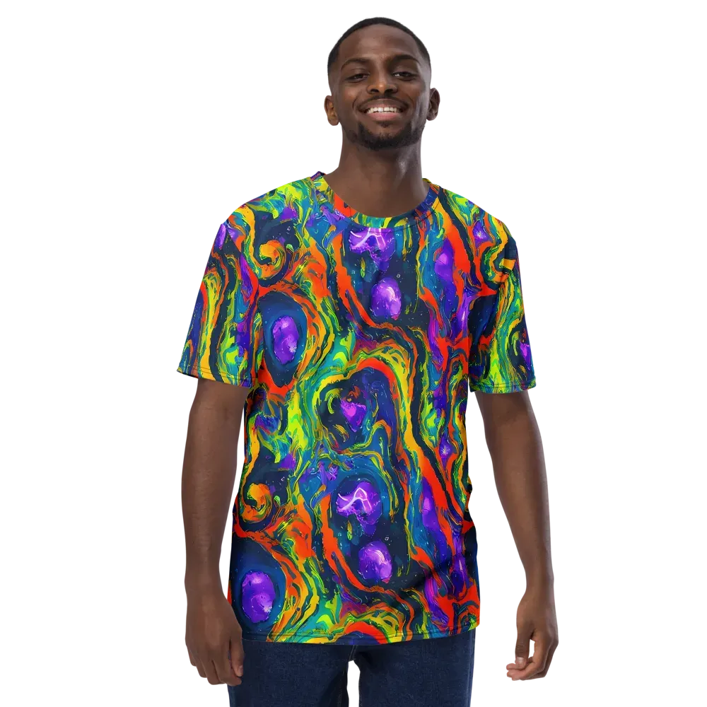 Infinite Color on Men's Crew Neck T-Shirt — Front