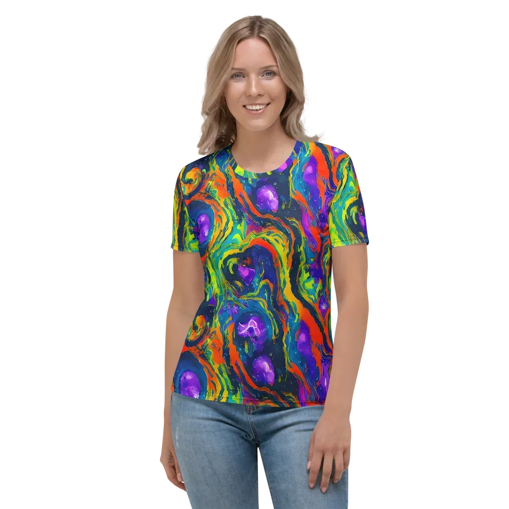 Infinite Color on Women's Crew Neck T-Shirt — Front