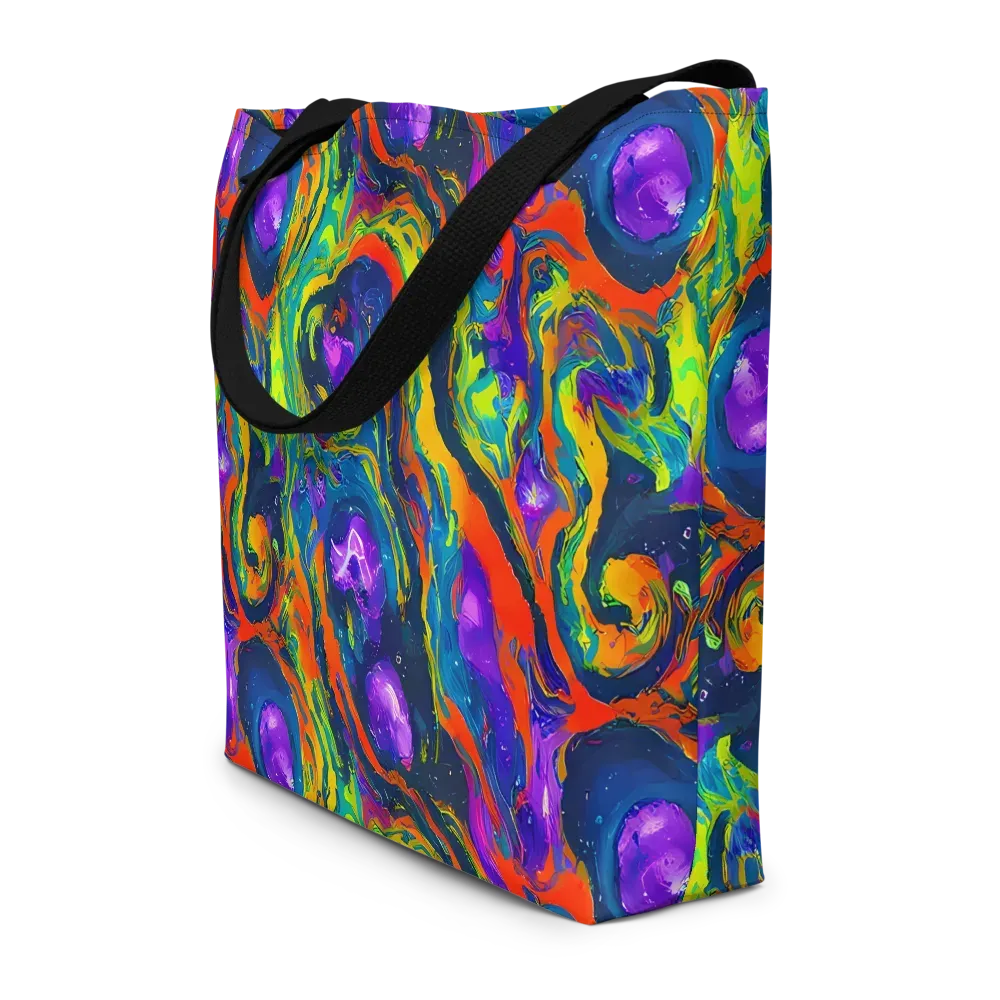 Infinite Color on Large Tote Bag W/ Pocket — Front