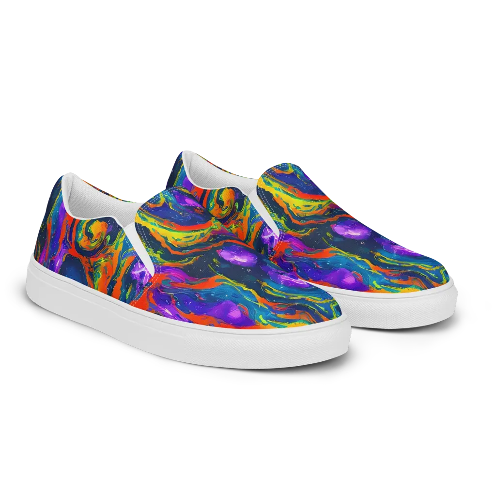 Infinite Color on Women's Slip-On Canvas Shoes — Right Front