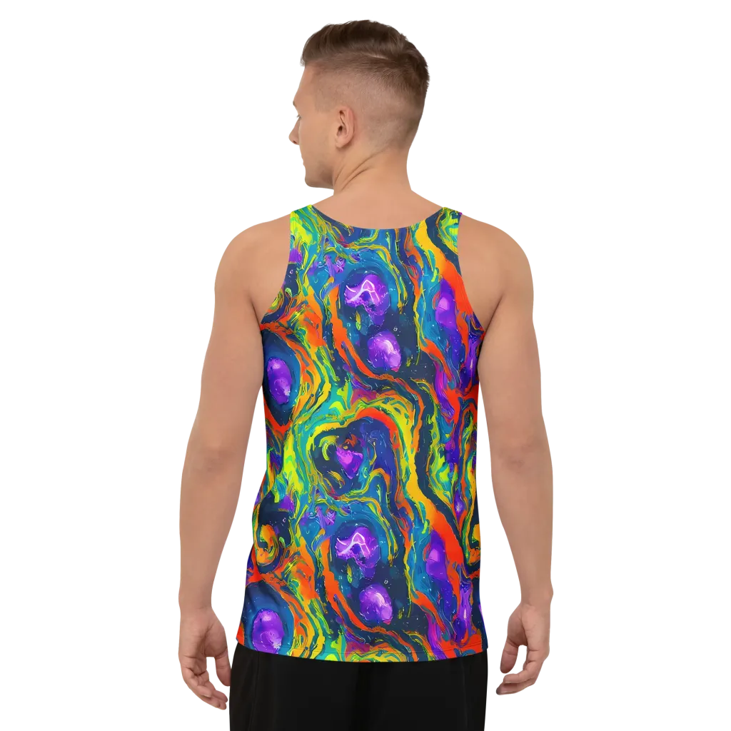 Infinite Color on Men's Tank Top — Back