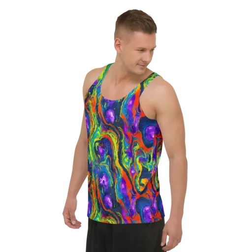 Infinite Color on a Men's Tank Top