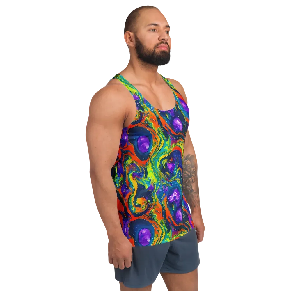 Infinite Color on Men's Tank Top — Right Front