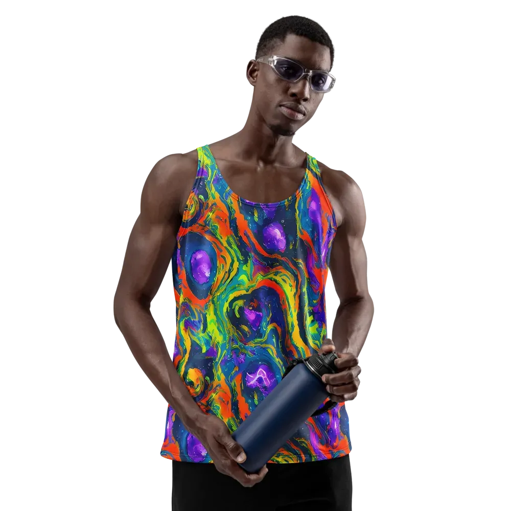 Infinite Color on Men's Tank Top — Front