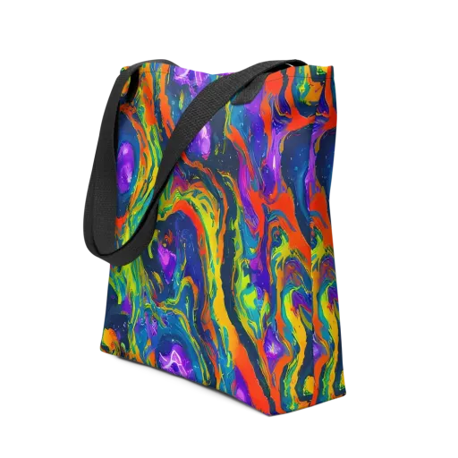 Infinite Color on a Tote Bag