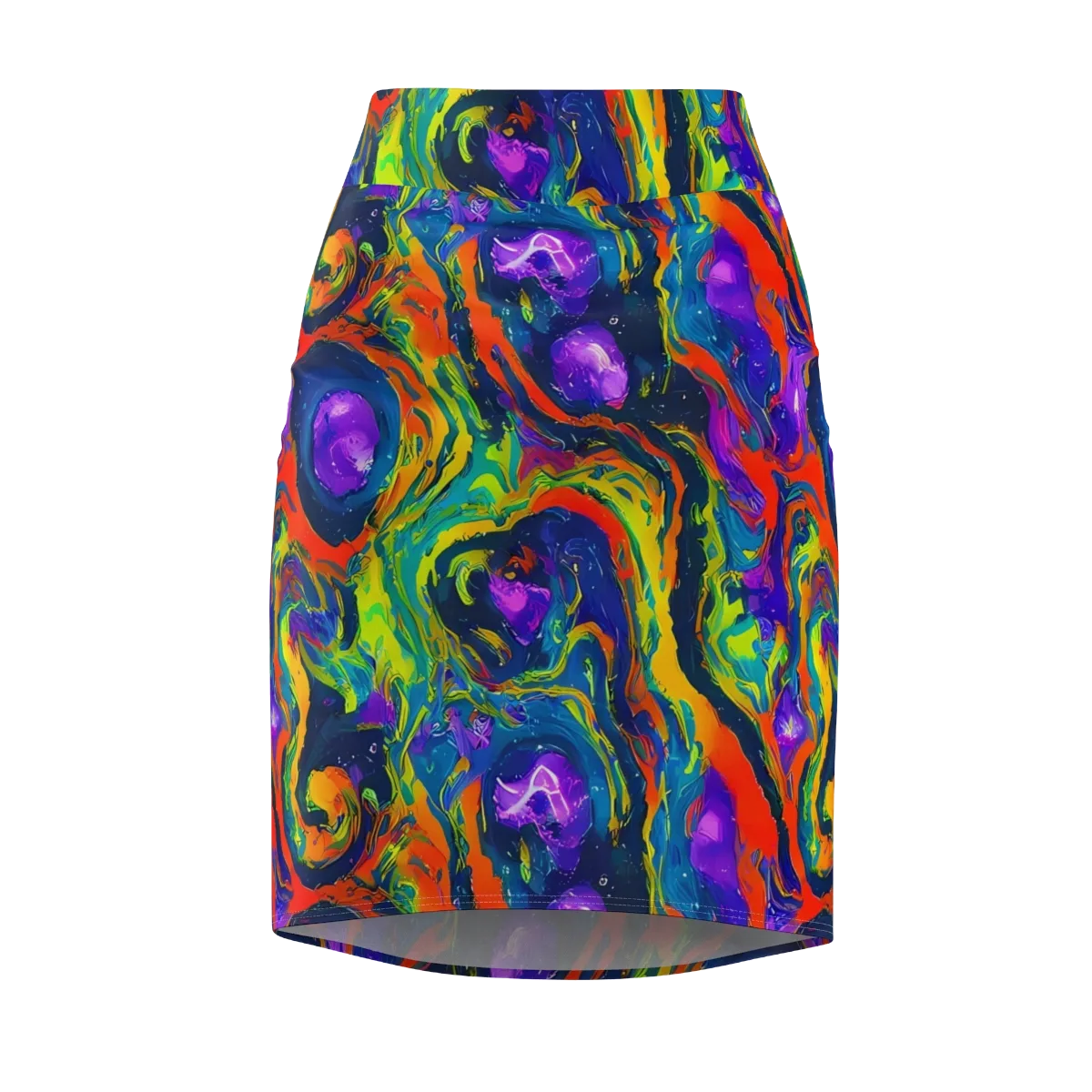 Infinite Color on Pencil Skirt — Front